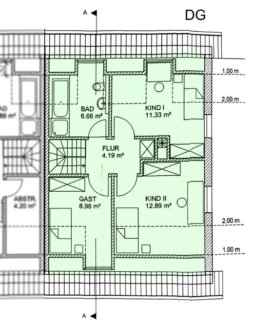 5-Zimmer Maisonette Wohnung mit Whirlpool in München – Tangastraße 6, 81827 München-Trudering-Riem(Trudering) – Vorschaubild 18