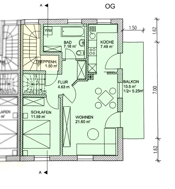 5-Zimmer Maisonette Wohnung mit Whirlpool in München – Tangastraße 6, 81827 München-Trudering-Riem(Trudering) – Vorschaubild 17