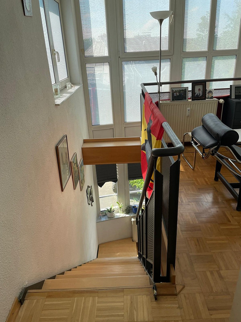 Lichtdurchflutete Maisonette-Galeriewohnung mit Loftcharakter, Süd-Ausrichtung und Tiefgaragenstellplatz ohne Makler, Preis VB – 22177 Hamburg(Bramfeld) – Vorschaubild 19