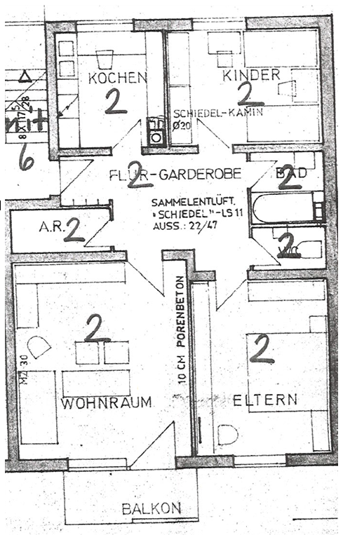 Top gepflegte 3,5 Zimmerwohnung Oberhaunstadt in City Nähe – Gratzerstraße 21, 85055 Ingolstadt(Oberhaunstadt) – Vorschaubild 11