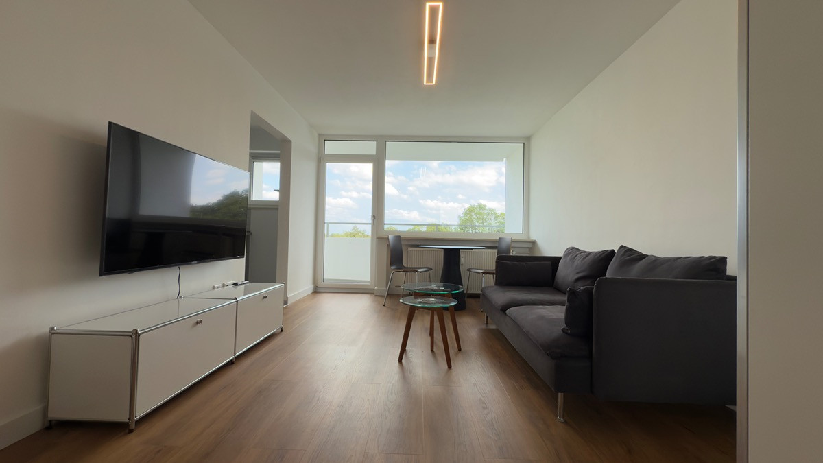 Möblierte 1-Zimmer-Wohnung Zentrums- und AUDI Nähe mit Blick ins Grüne/ idealer Zweitwohnsitz!