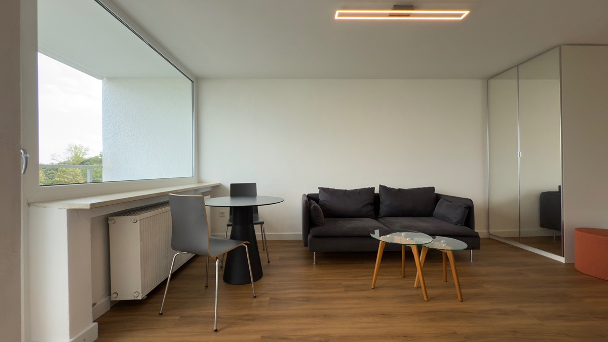 Möblierte 1-Zimmer-Wohnung Zentrums- und AUDI Nähe mit Blick ins Grüne/ idealer Zweitwohnsitz! – Ingolstadt – Vorschaubild 3
