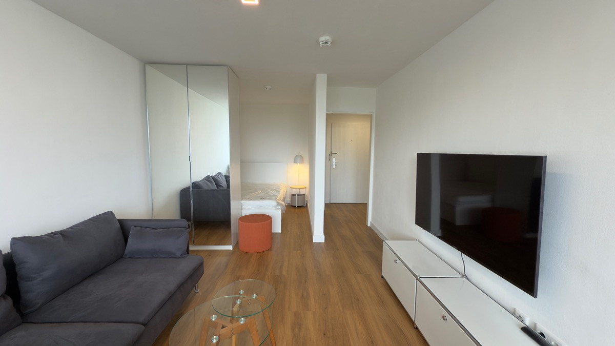 Möblierte 1-Zimmer-Wohnung Zentrums- und AUDI Nähe mit Blick ins Grüne/ idealer Zweitwohnsitz! – Ingolstadt – Vorschaubild 4