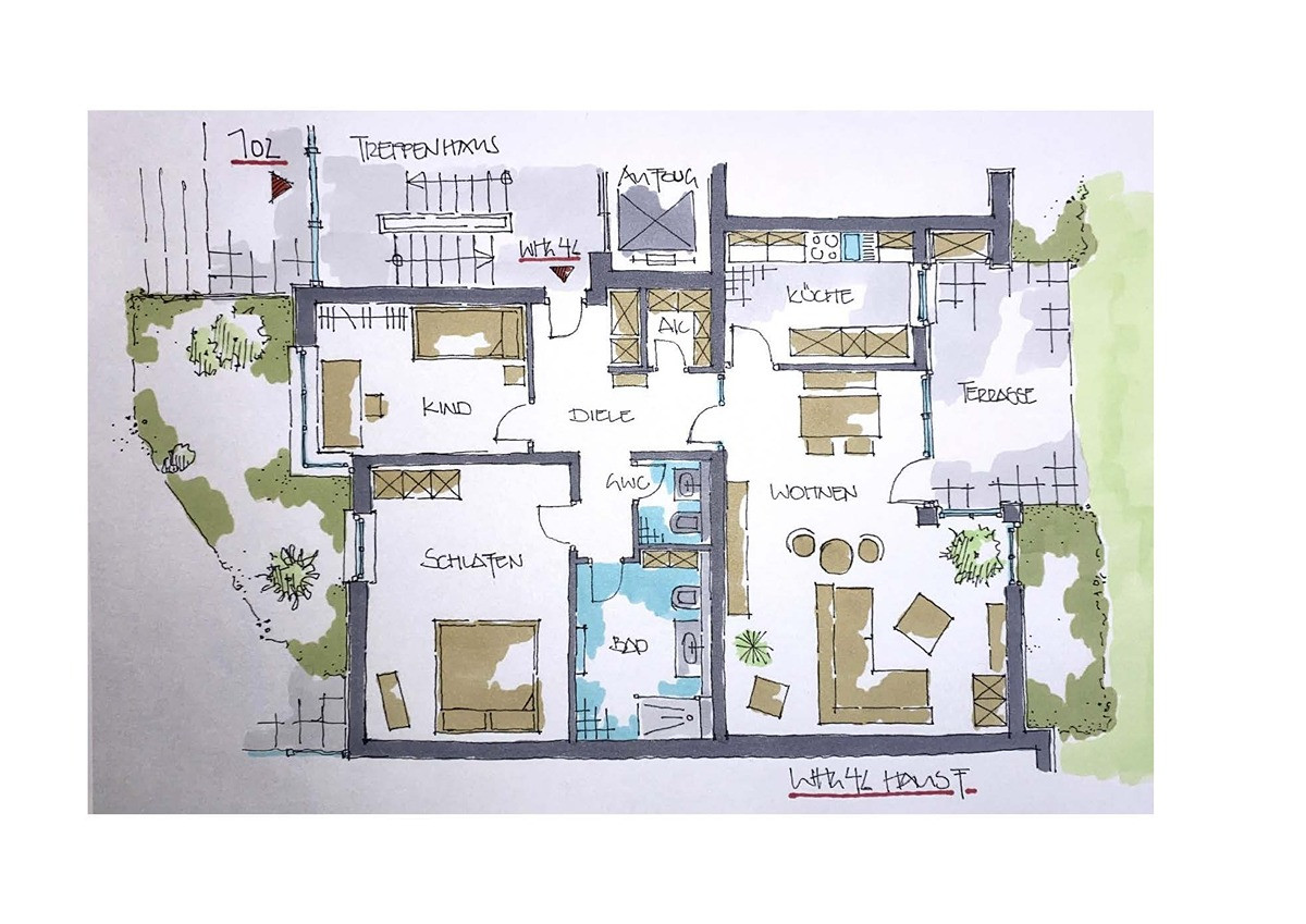 Sonnige 3 Zimmer EG Wohnung in 51143 Köln mit Süd Terrasse (VERMIETET) – Köln - Porz(Zündorf) – Vorschaubild 19