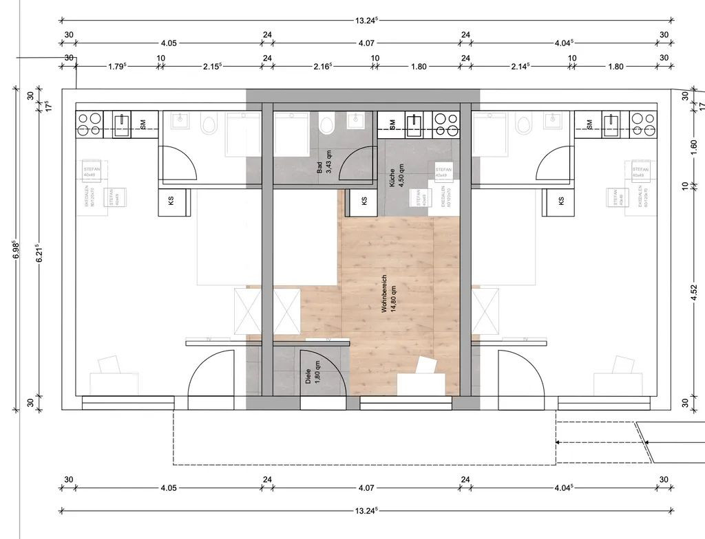 Atraktives Single Appartment – ab sofort / Obere Baustraße 14, Nürnberg WE15 / Zi.1 – Obere Baustraße 14, 90478 Nürnberg(St. Peter) – Vorschaubild 4