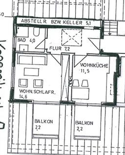 Schöne 2-Zimmer-Wohnung über den Dächern von Würzburg – Kopernikusstraße 17, 97218 Gerbrunn – Vorschaubild 7