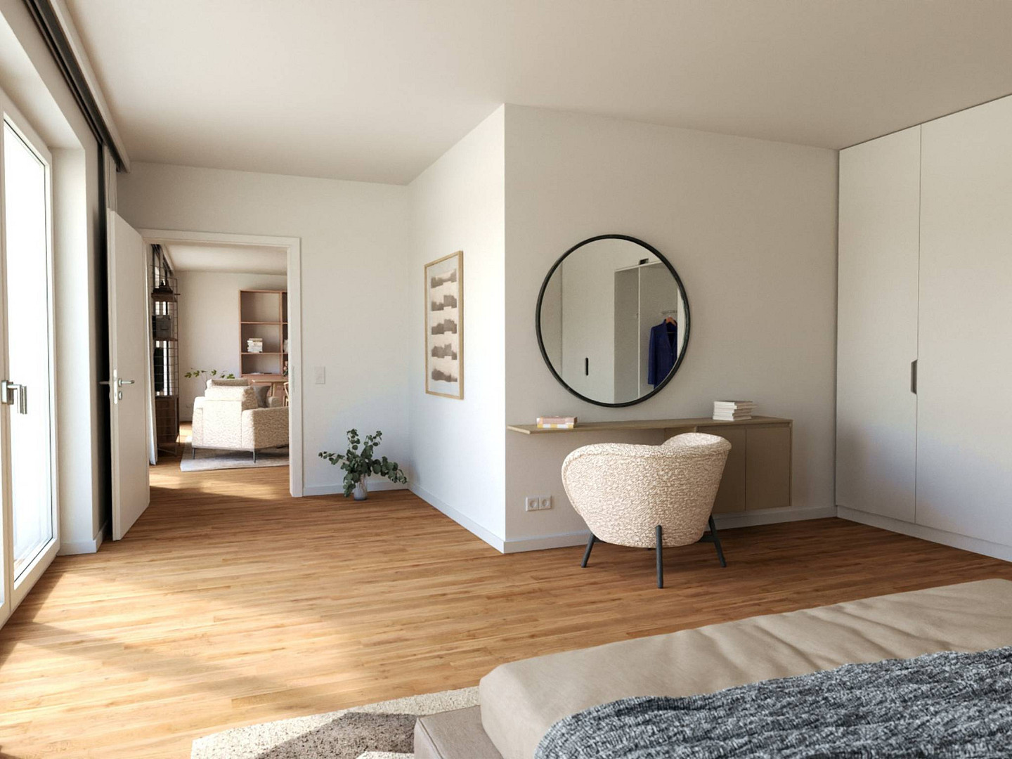 Geräumige 2-Zimmer-Wohnung mit EBK und 2 BALKONEN im Neubauquartier 'Ferdinand's Garden' – Ferdinand-Schultze-Straße 39, 13055 Berlin(Alt-Hohenschönhausen) – Vorschaubild 2