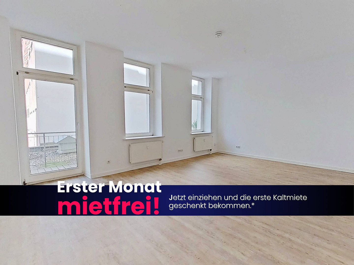 Die Blätter fallen, Ihre Mietkosten auch - Einziehen und 1 NKM sparen: Geräumige 4-Zimmer-Wohnung mit sonnigem BALKON im historischen Breitenweg – 39104 magdeburg(Altstadt) – Vorschaubild 2
