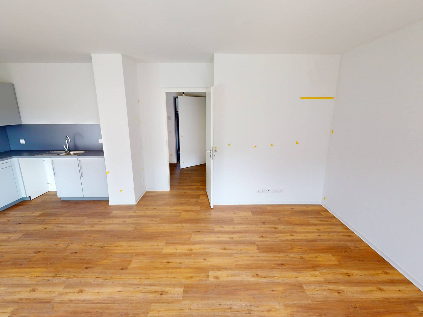Moderne 2-Zimmer-Wohnung mit EBK und BALKON im Neubauquartier FIELD 4 – 68167 Mannheim – Vorschaubild 3