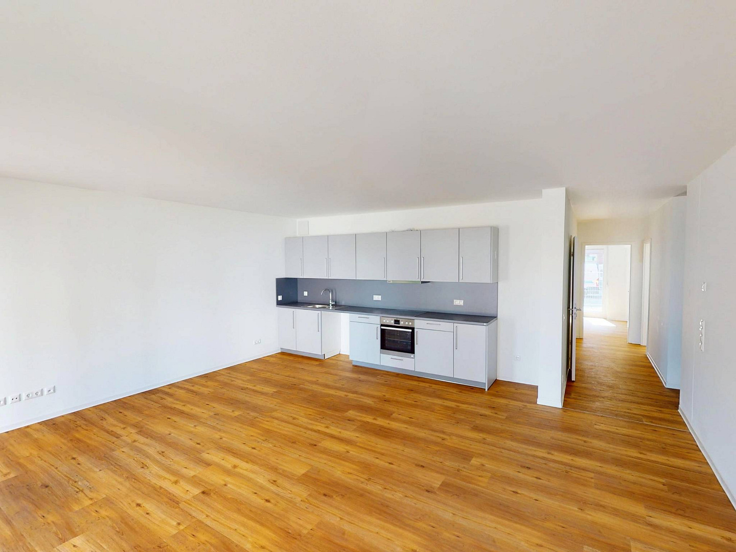 Hell und modern: Große 4-Zimmer-Wohnung mit EBK, 2 BÄDERN und BALKON im Neubauquartier FIELD 4 – 68167 Mannheim – Vorschaubild 3