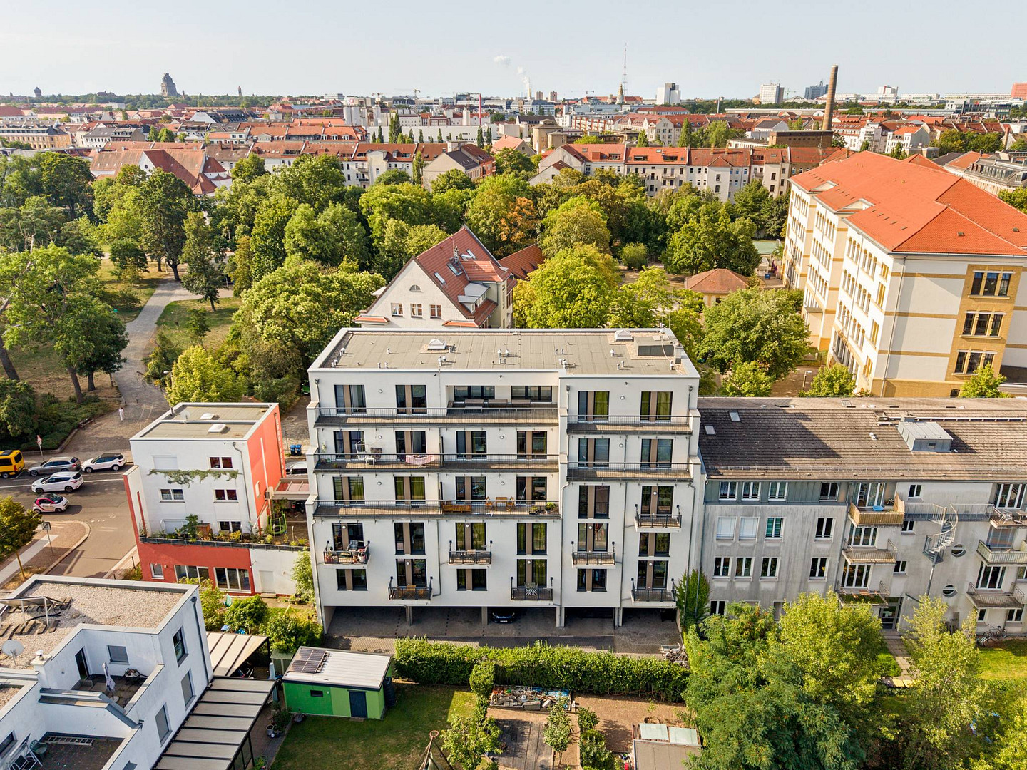 ** Modernes, vollmöbliertes 1-Zimmer-Apartment mit EINBAUKÜCHE und gemeinschaftlicher DACHTERRASSE ** – 4317 Leipzig(Reudnitz-Thonberg) – Vorschaubild 14