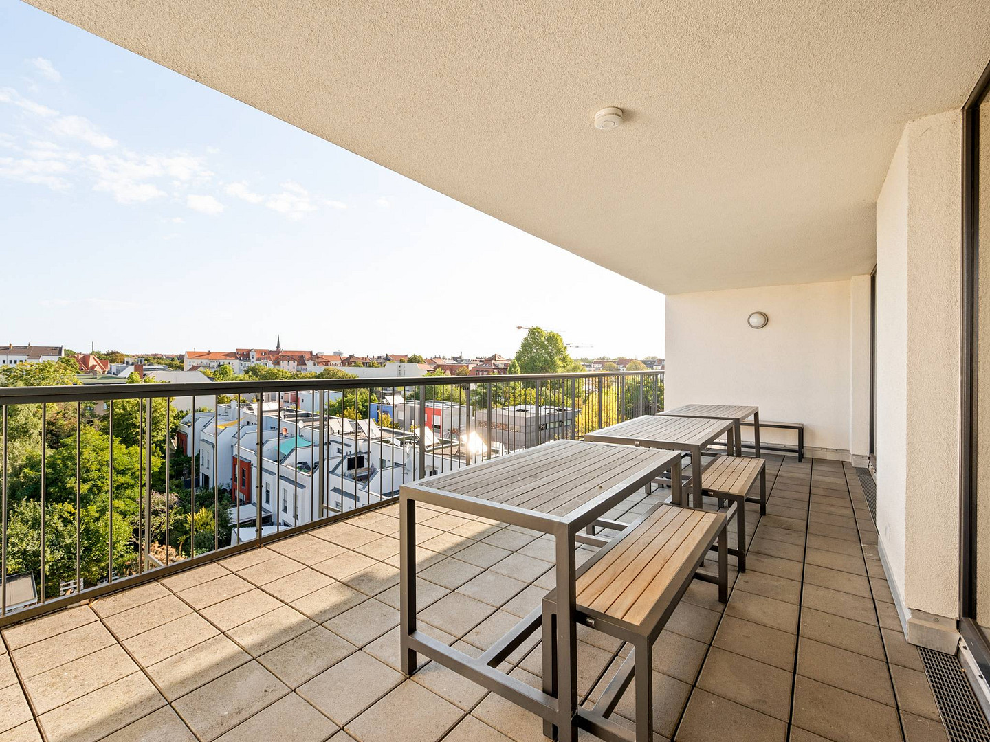 ** Modernes, vollmöbliertes 1-Zimmer-Apartment mit EINBAUKÜCHE und gemeinschaftlicher DACHTERRASSE ** – 4317 Leipzig(Reudnitz-Thonberg) – Vorschaubild 8