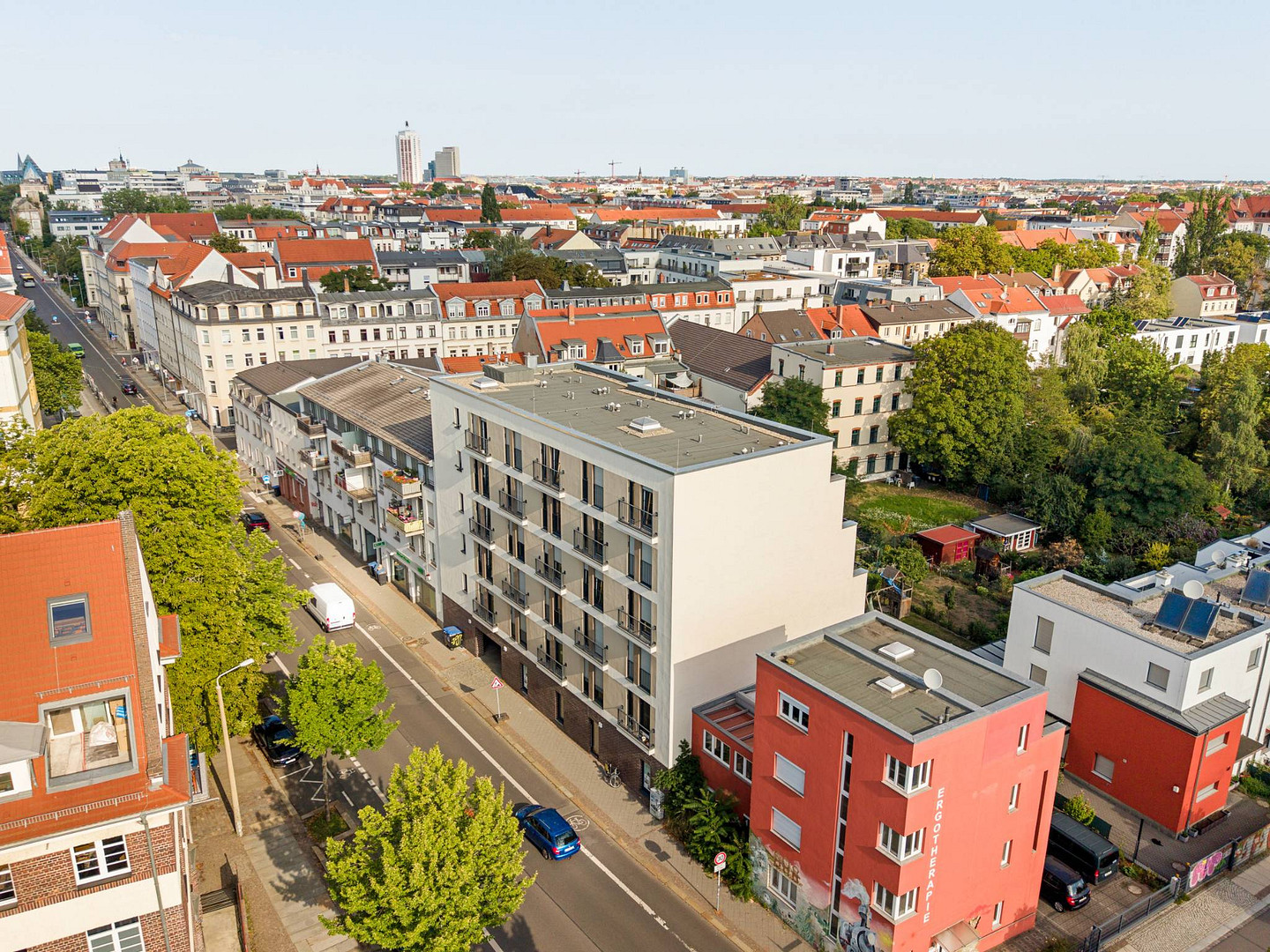 ** Modernes, vollmöbliertes 1-Zimmer-Apartment mit EINBAUKÜCHE und gemeinschaftlicher DACHTERRASSE ** – 4317 Leipzig(Reudnitz-Thonberg) – Vorschaubild 15