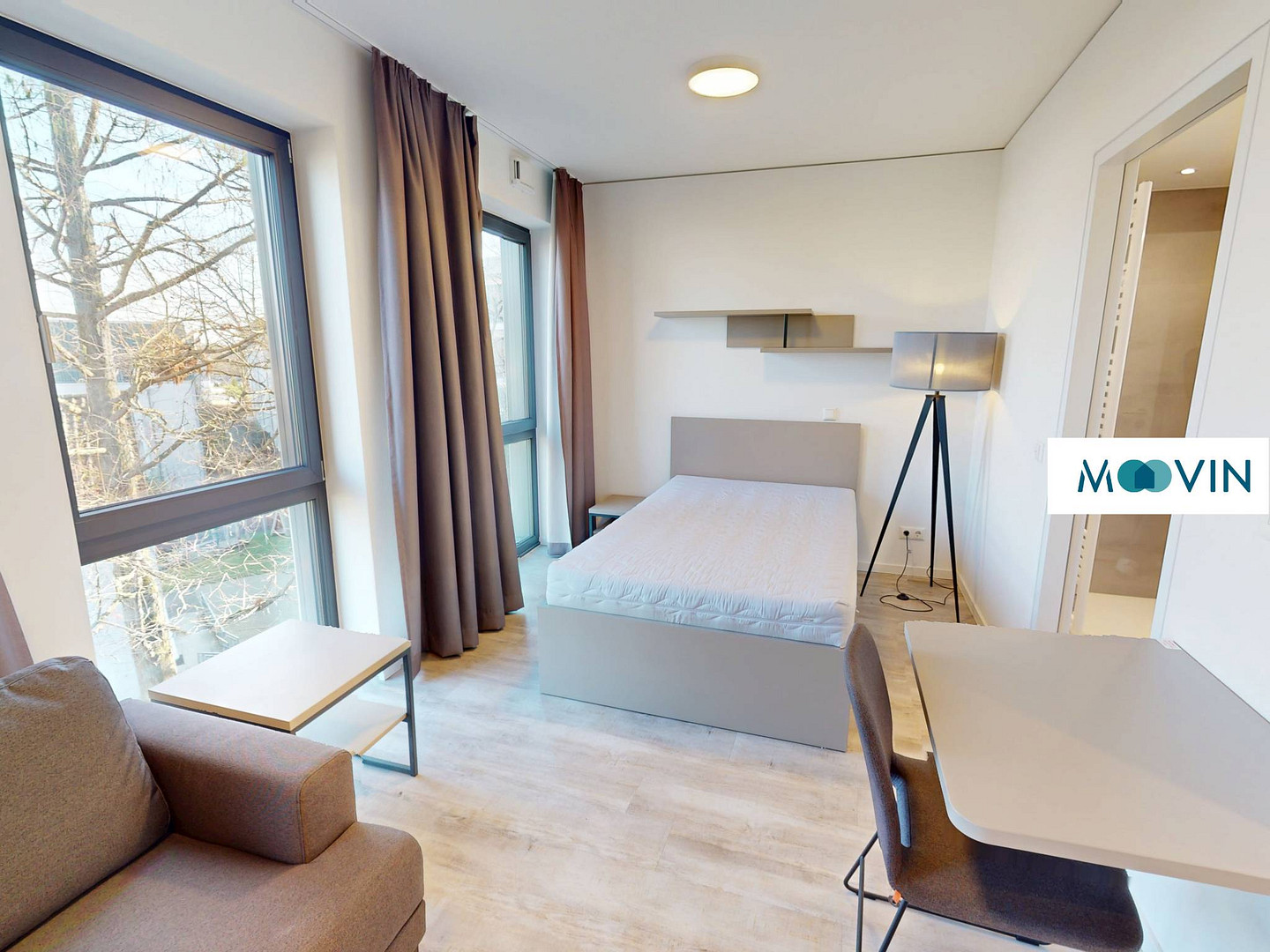 Möbliertes Smart-Apartment mit EBK, ALL-IN-MIETE, UVM. am Rheinufer - URBAN BASE – Foto 5