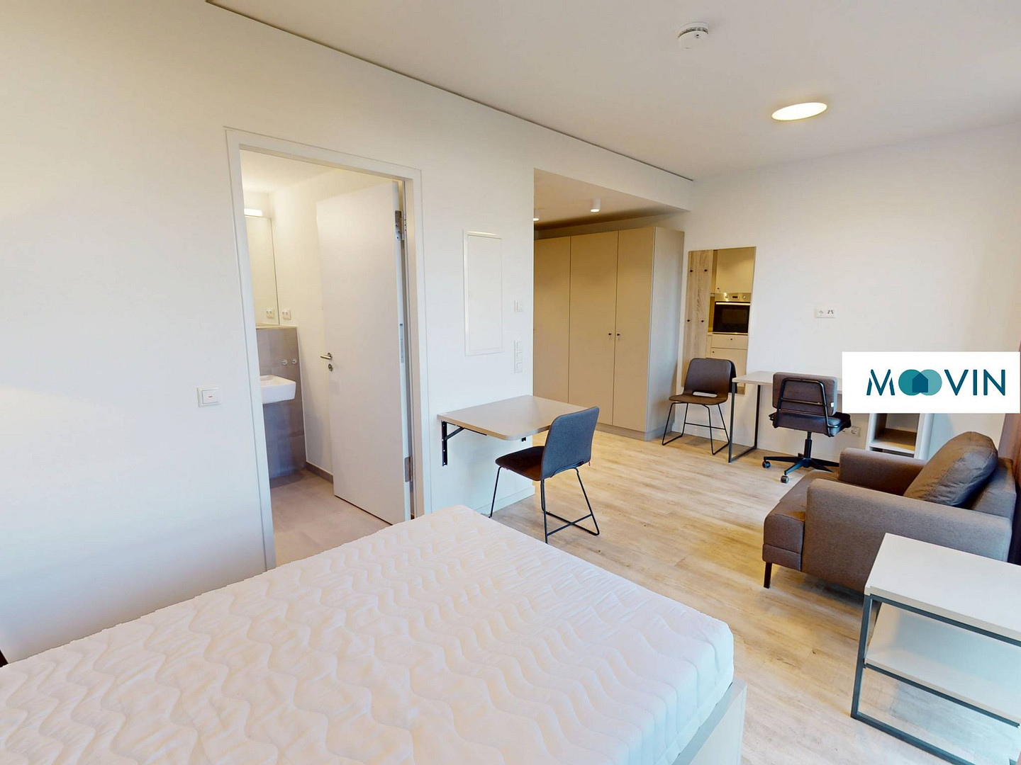 Möbliertes Smart-Apartment mit EBK, ALL-IN-MIETE, UVM. am Rheinufer - URBAN BASE – Foto 6