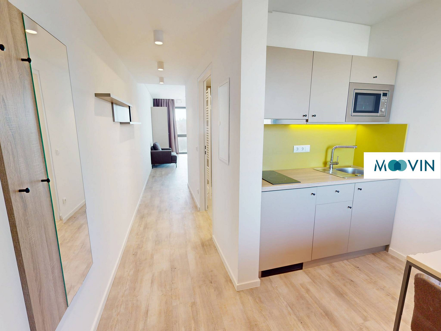Möbliertes Standard-Apartment mit EBK, ALL-IN-MIETE, UVM. am Rheinufer – Foto 4