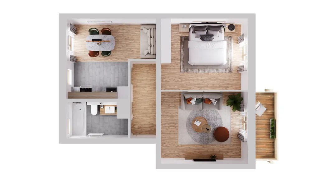 Konventionelle Wohnung – Echternstraße 36, 38100 Braunschweig – Vorschaubild 10